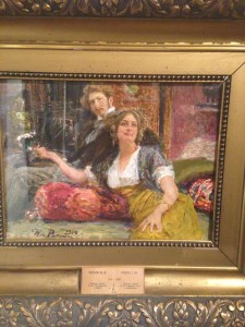 Репин И. Е. Портрет поэта С. М. Городецкого с женой. 1914 